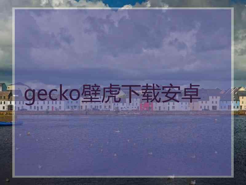 gecko壁虎下载安卓