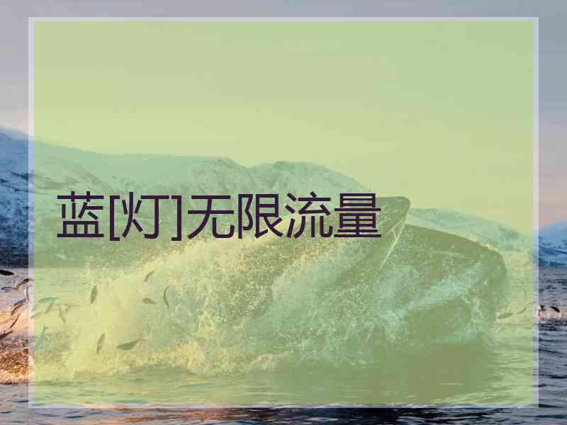 蓝[灯]无限流量