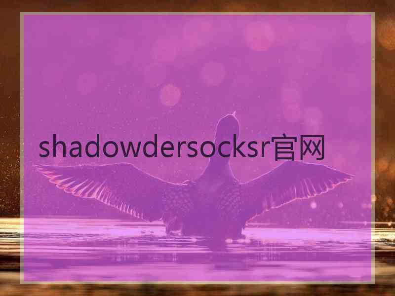 shadowdersocksr官网