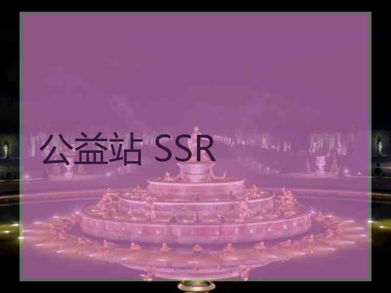 公益站 SSR