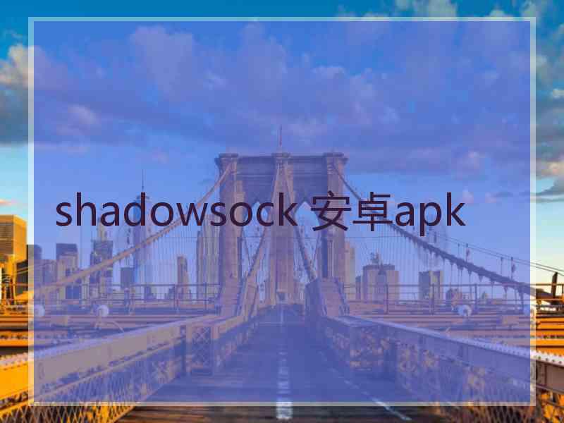 shadowsock 安卓apk