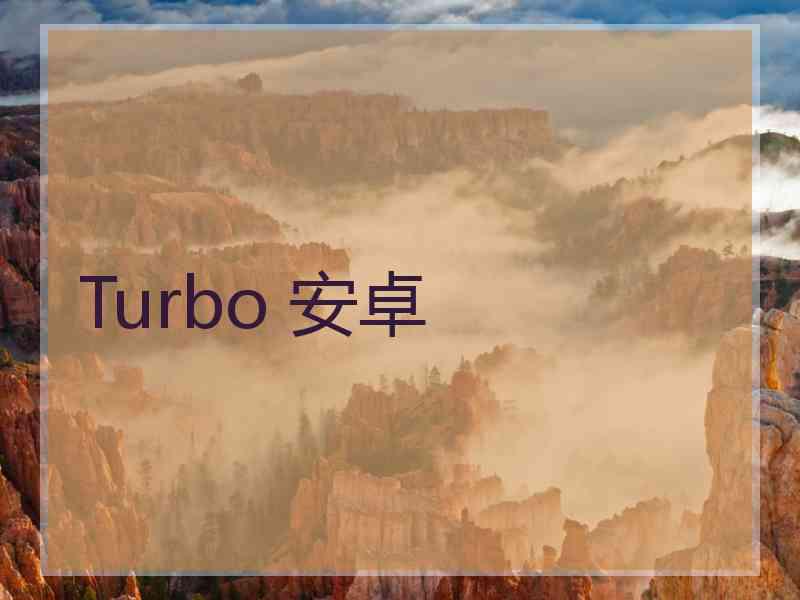 Turbo 安卓